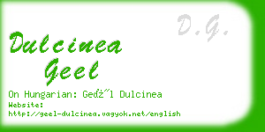 dulcinea geel business card